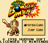 Pocket Bomberman Title Screen